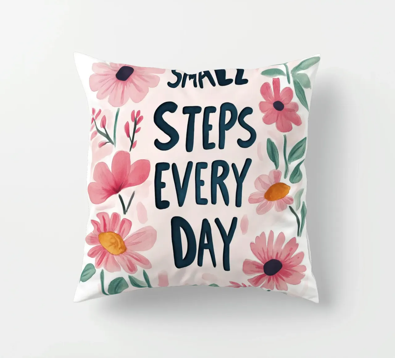 Small Steps Every Day cuscino da treechild