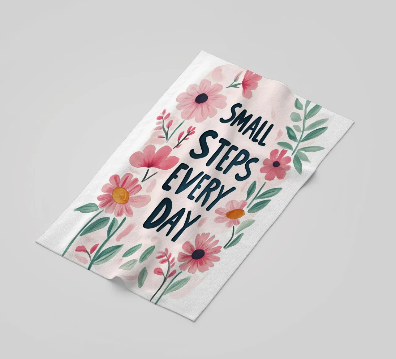 Small Steps Every Day toalla de playa de treechild