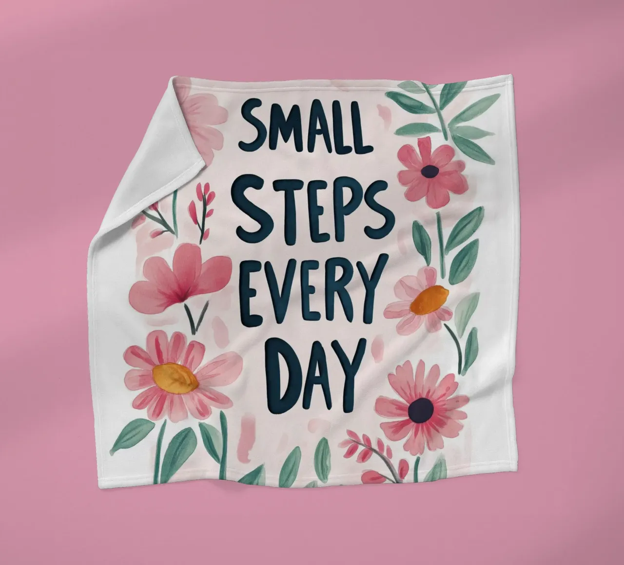 Small Steps Every Day coperta in pile da treechild