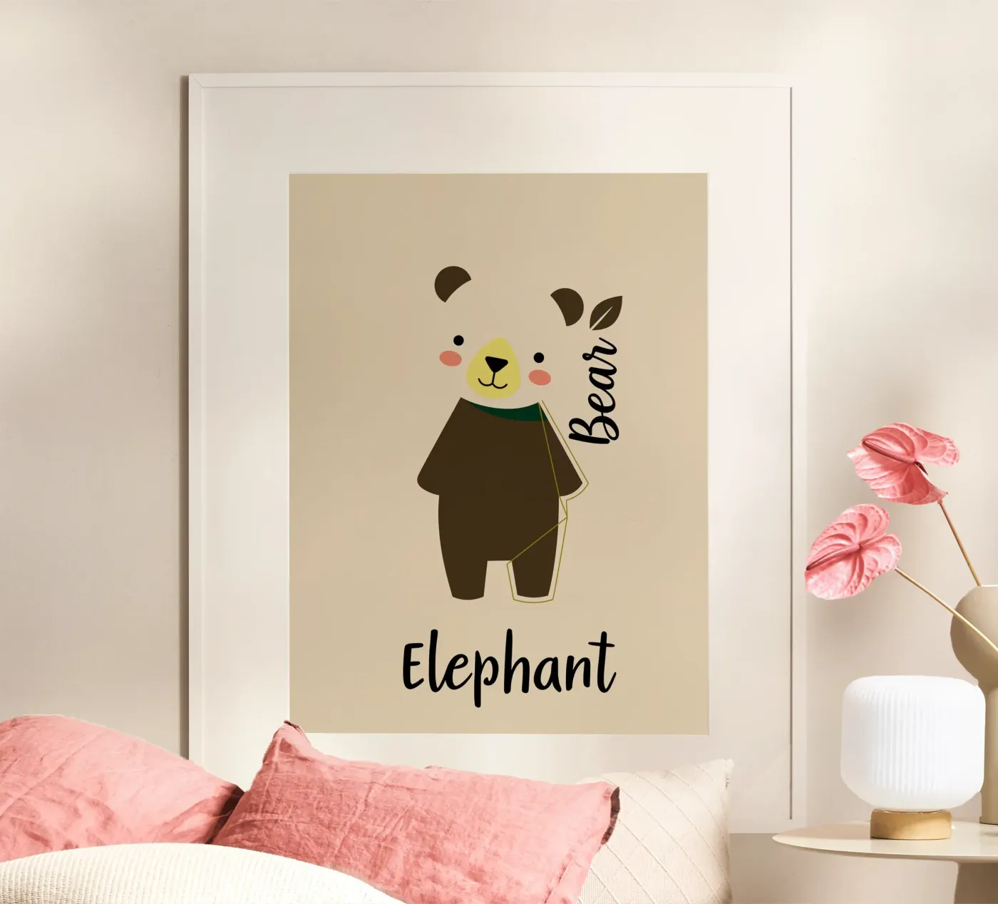 Bear poster by Fredenise Sifrael
