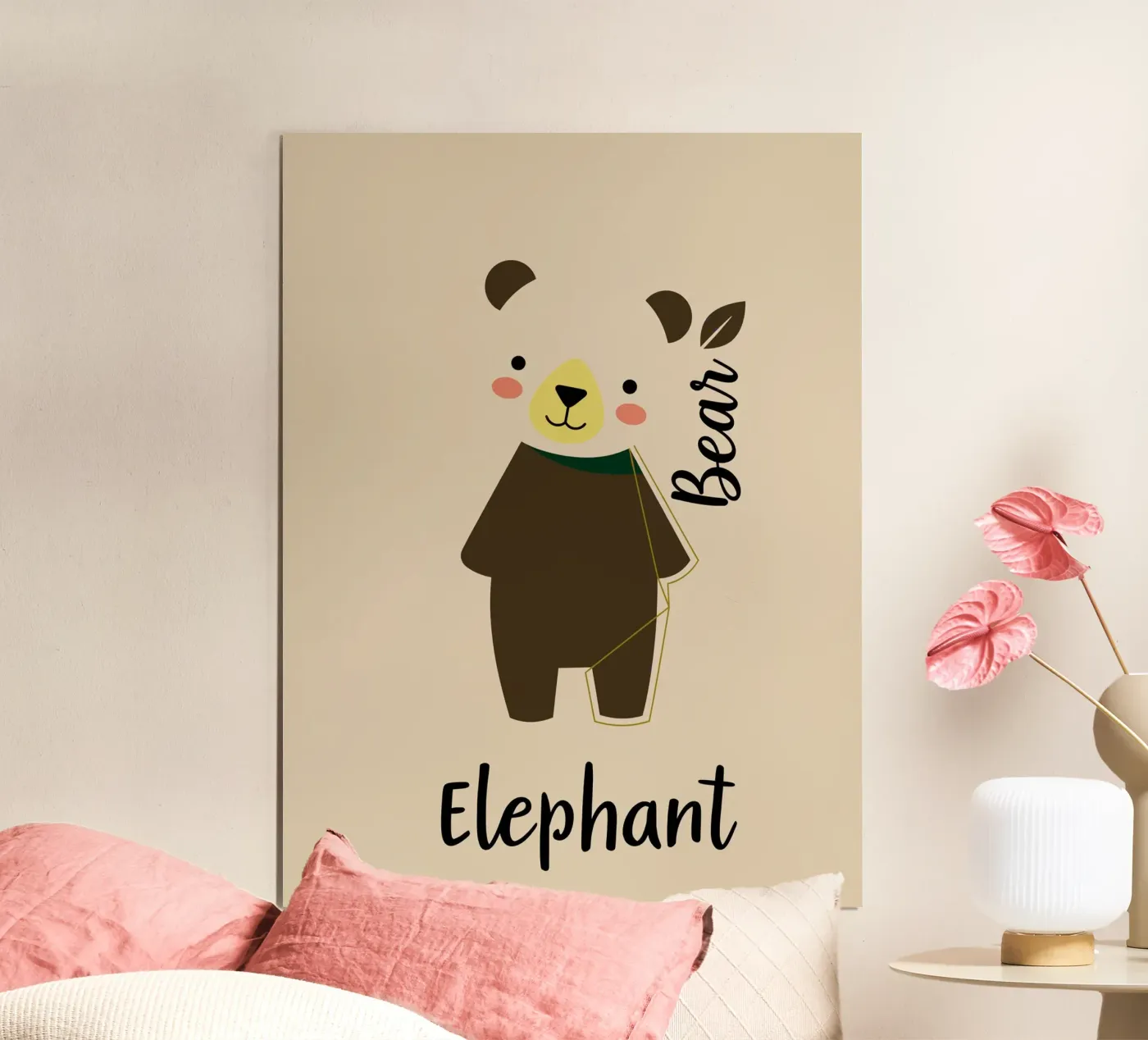 Bear poster by Fredenise Sifrael