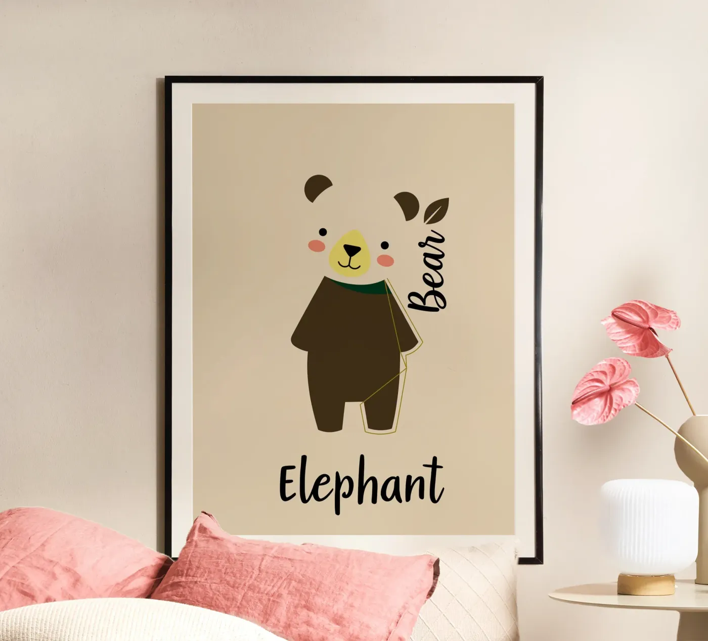 Bear poster by Fredenise Sifrael