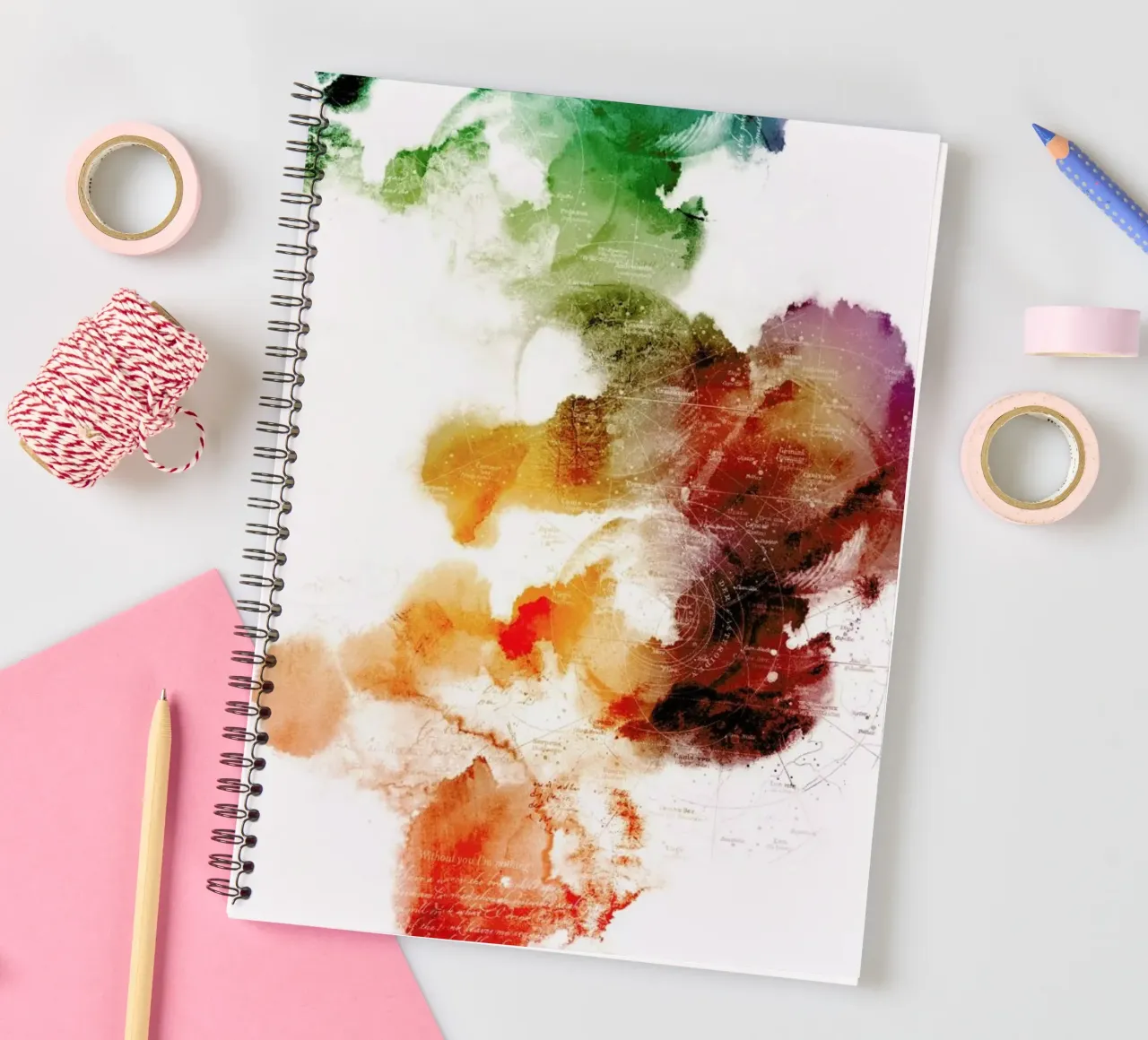 Imaginary Moments 3 spiral notebook by Mr Cup