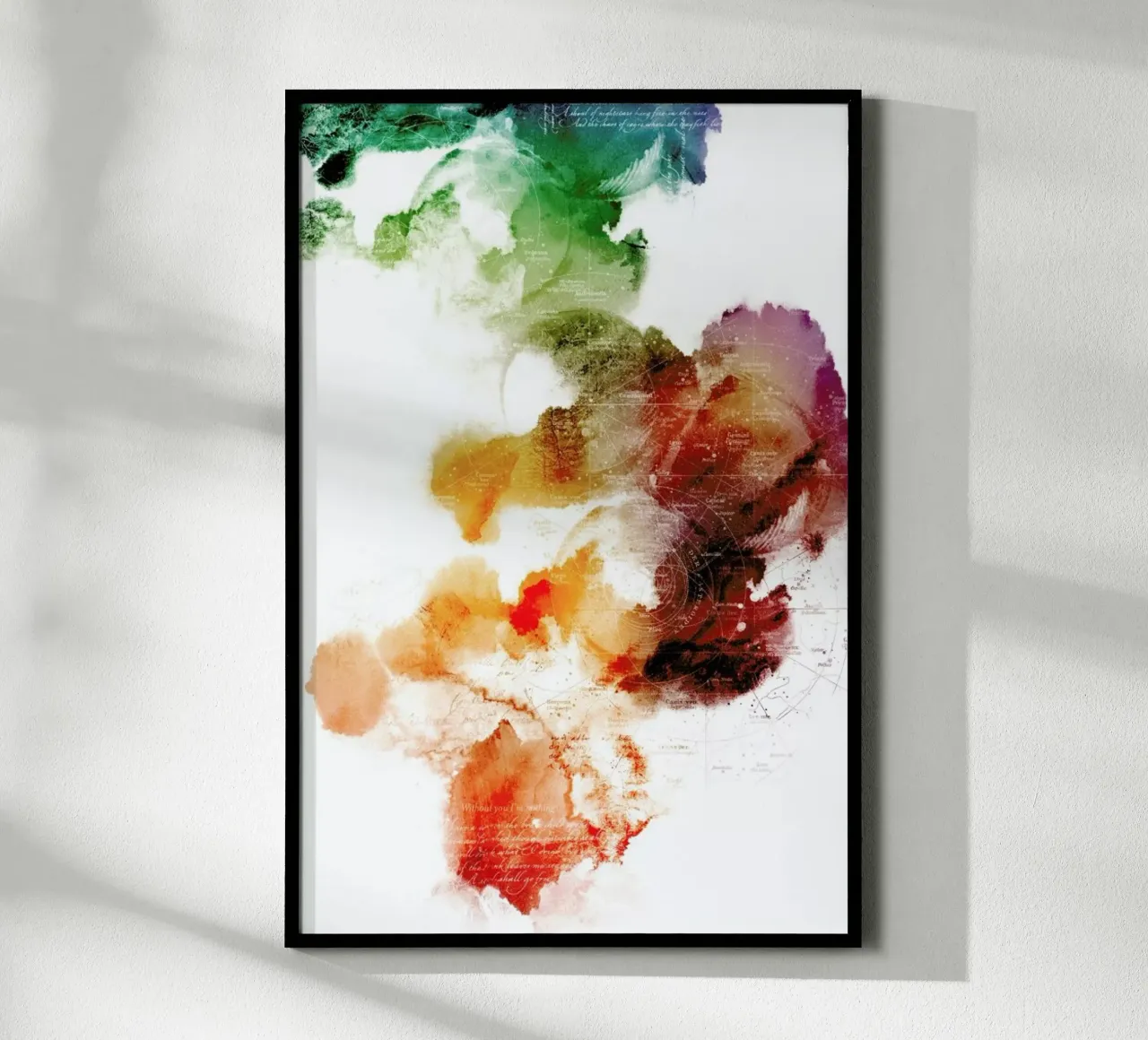 Imaginary Moments 3 poster con telaio in alluminio da Mr Cup