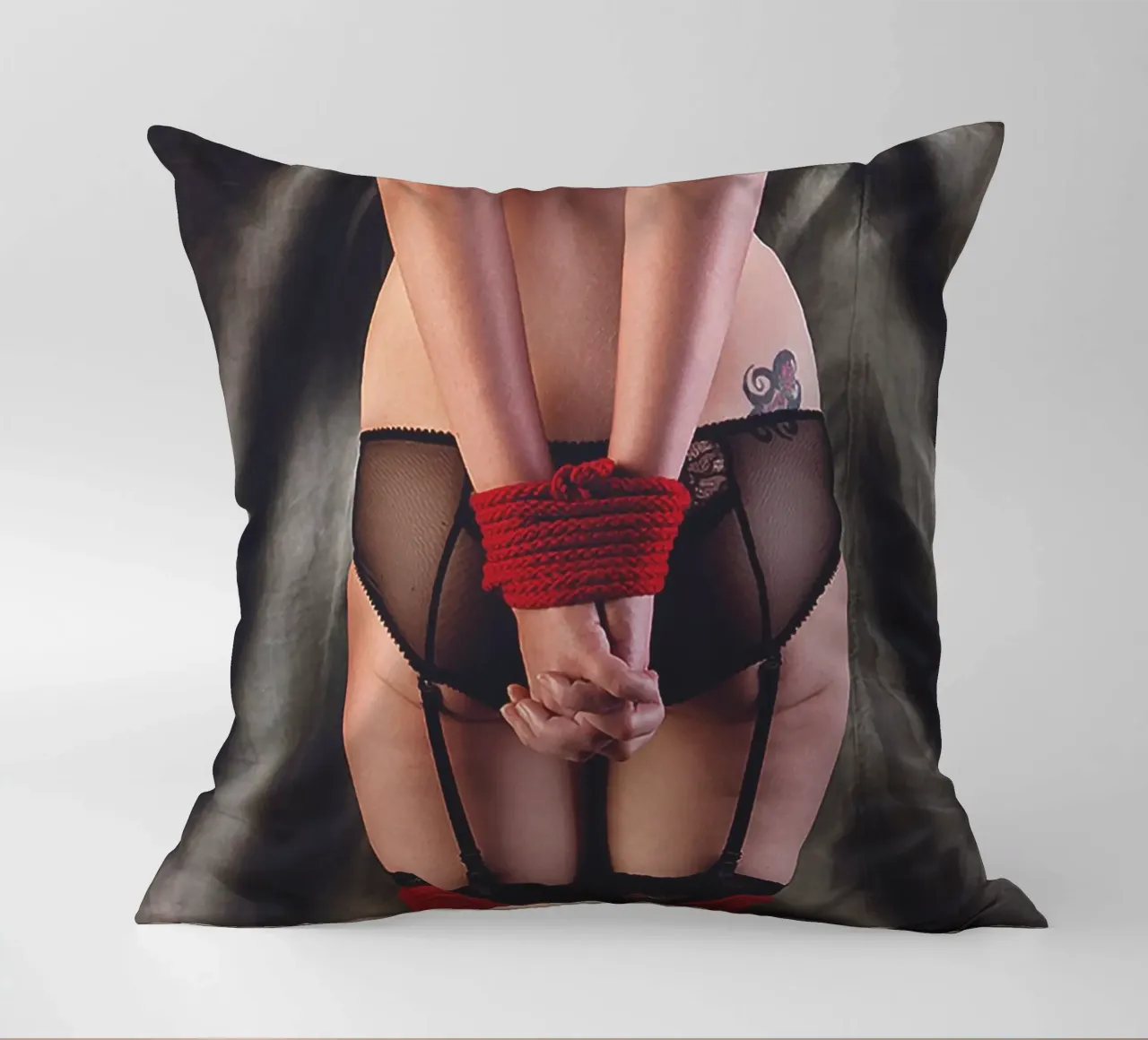 Rosso di corsa cuscino da Dave Hare Photography