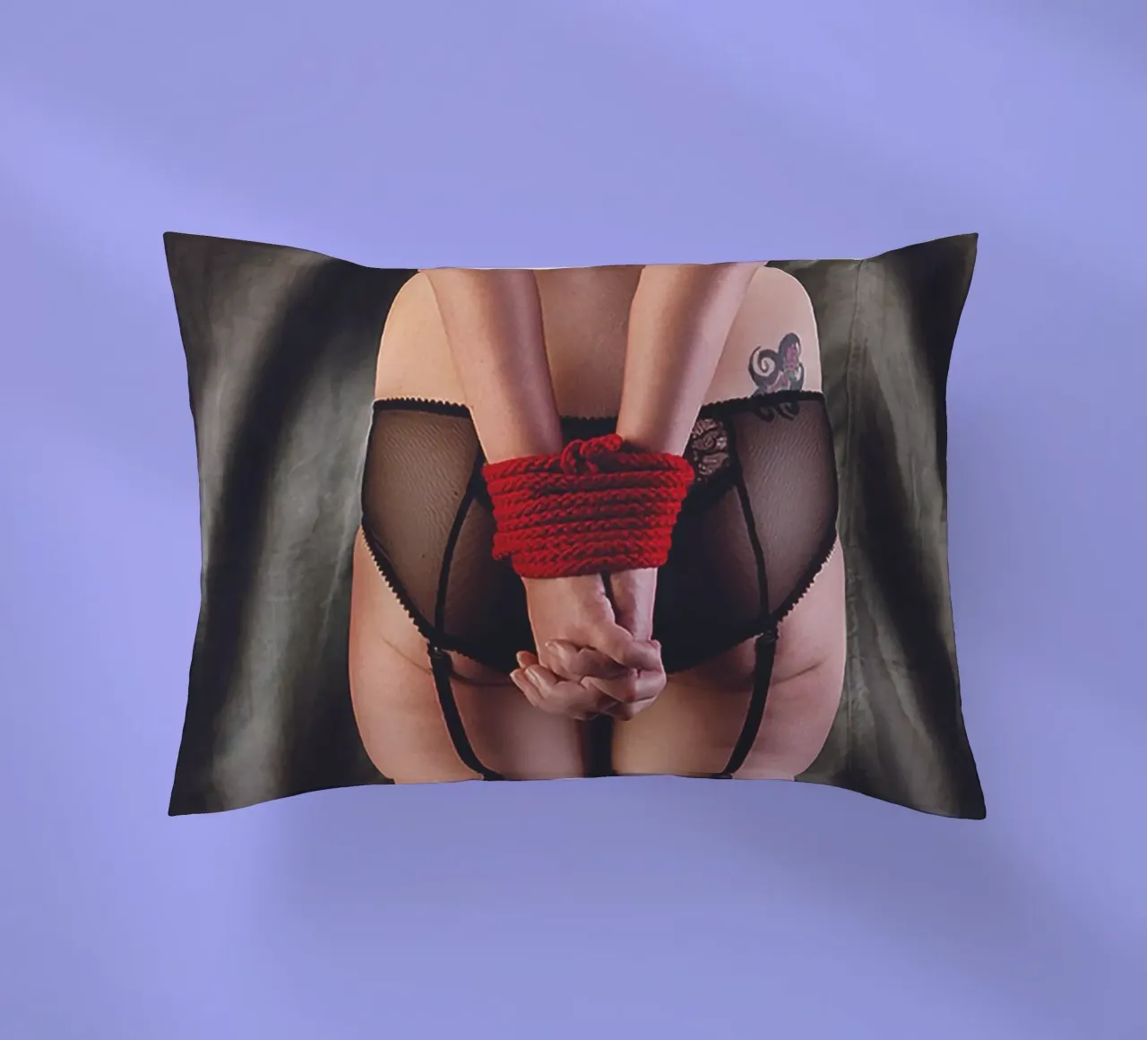 Rosso di corsa cuscino da Dave Hare Photography