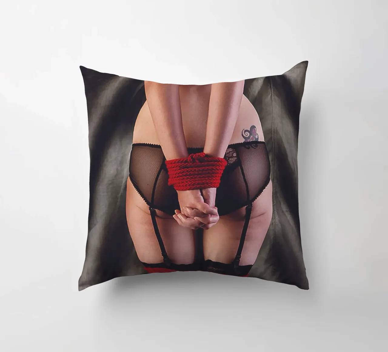 Rosso di corsa cuscino da Dave Hare Photography