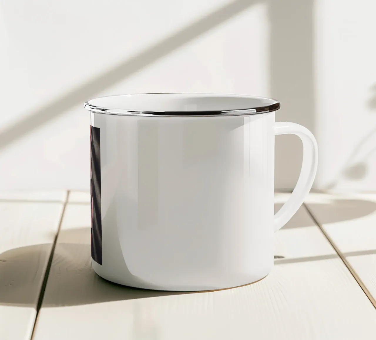Rosso di corsa tazza in smalto da Dave Hare Photography