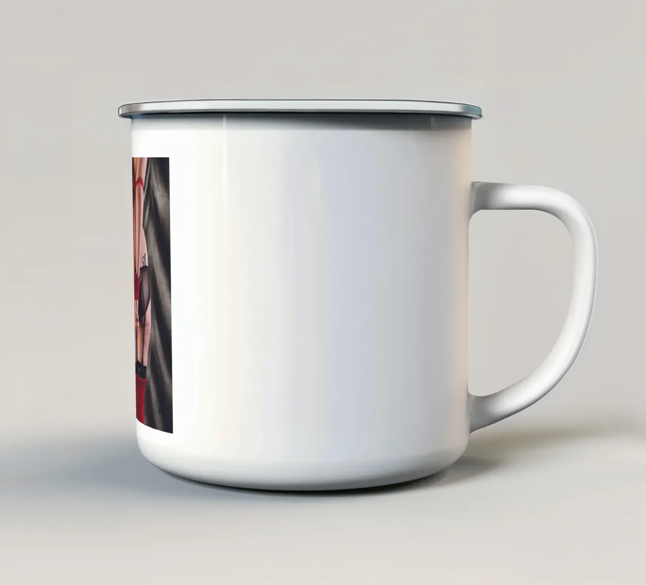 Rosso di corsa tazza in smalto da Dave Hare Photography