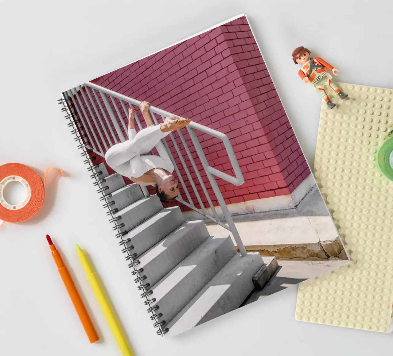 Alexandra #5 spiral notebook by The Urban Yoga