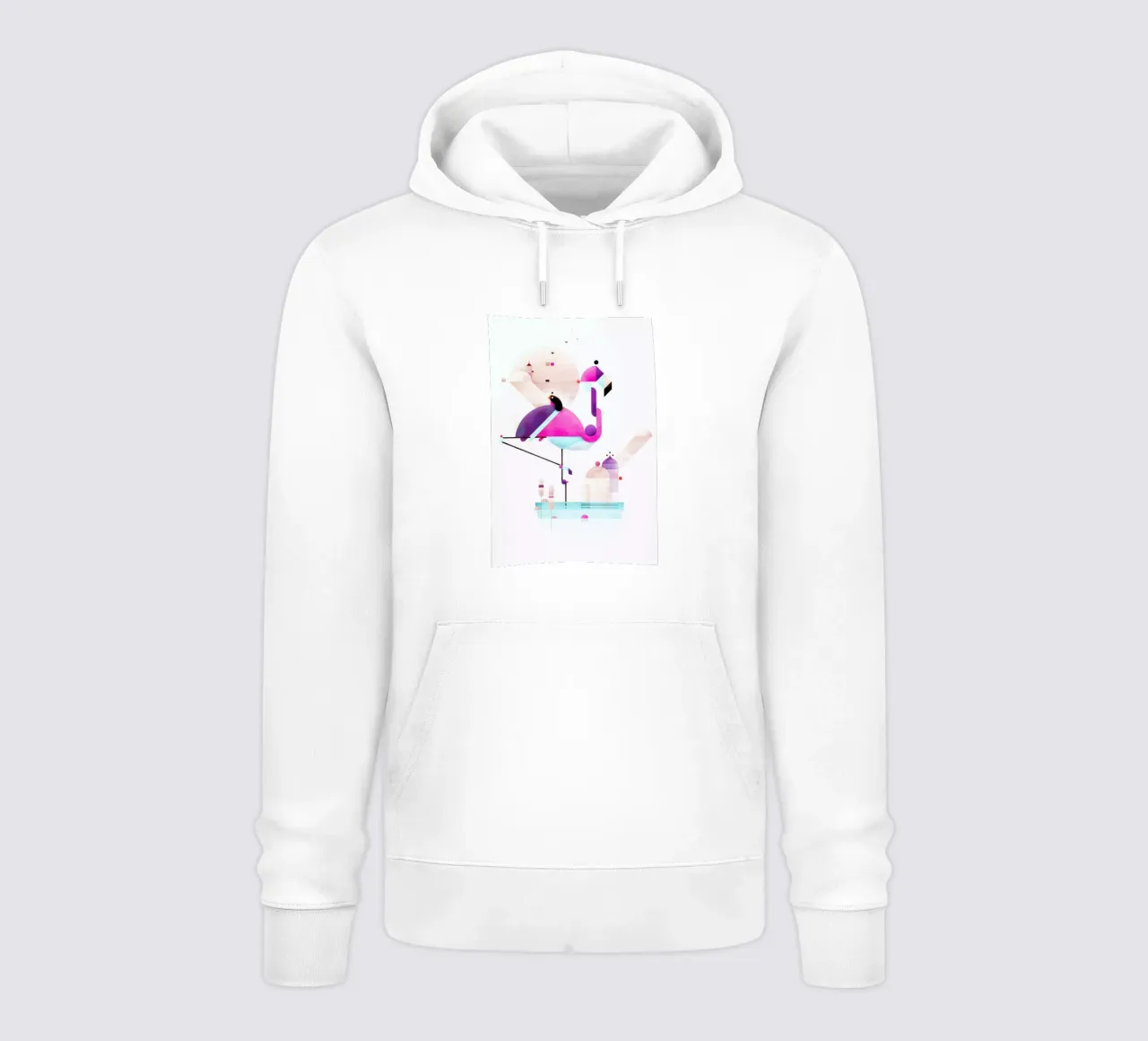 Placido Flamingo felpa con cappuccio da Antony Squizzato