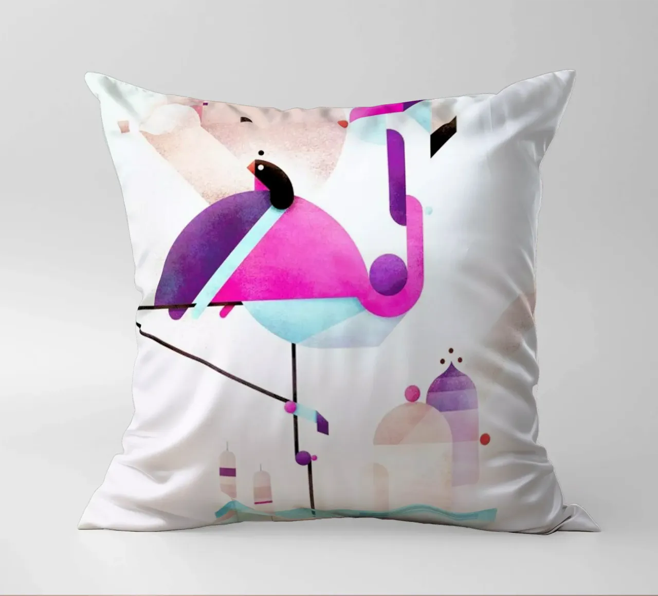 Placido Flamingo cuscino da Antony Squizzato