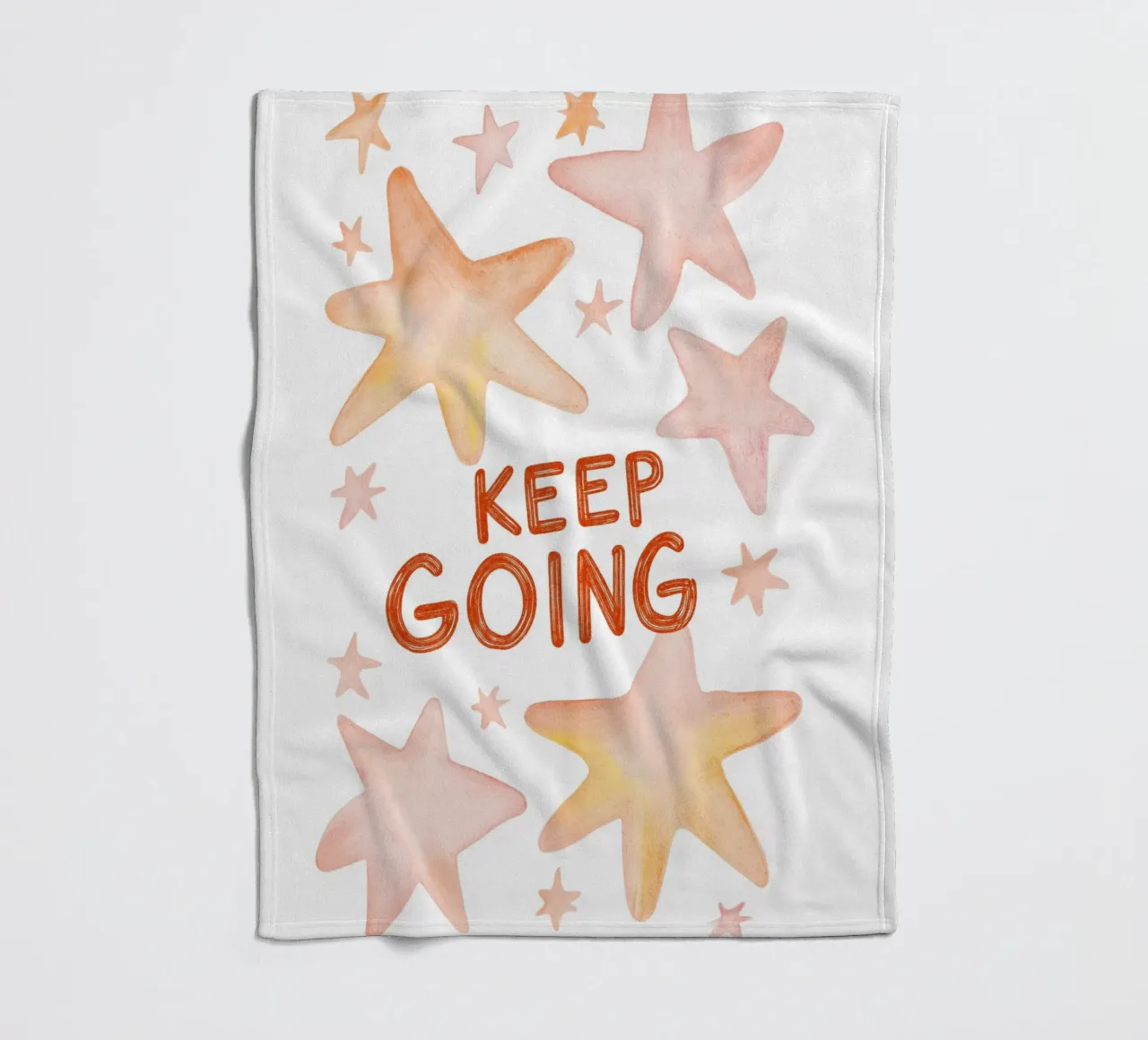 Keep Going Fleecedecke von treechild