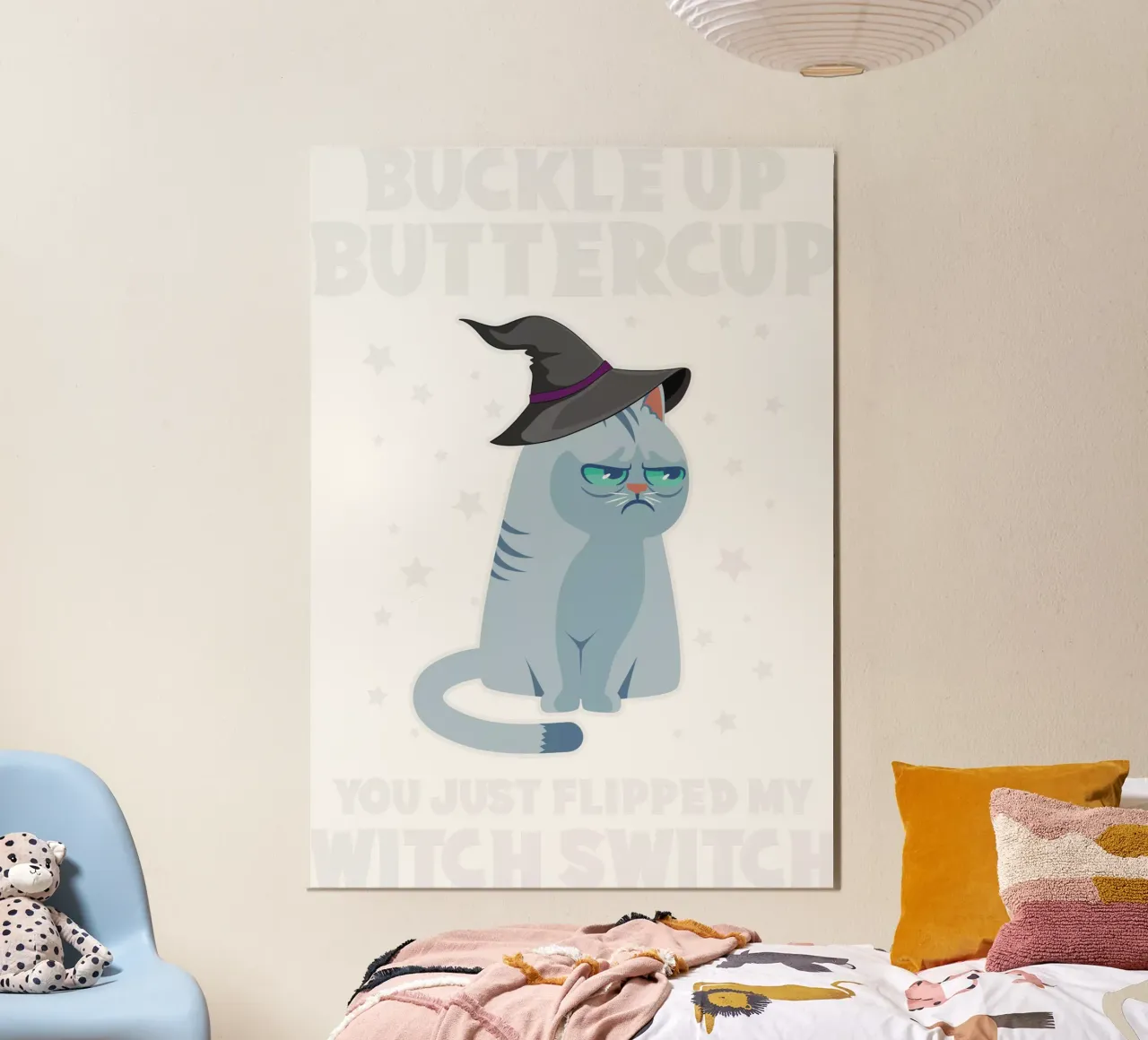 Buckle up buttercup, you just flipped my witch switch alluminio dibond da edsonramosart