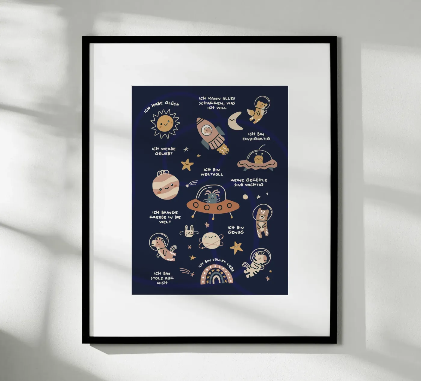 Affirmation · Space poster van we line studio - art