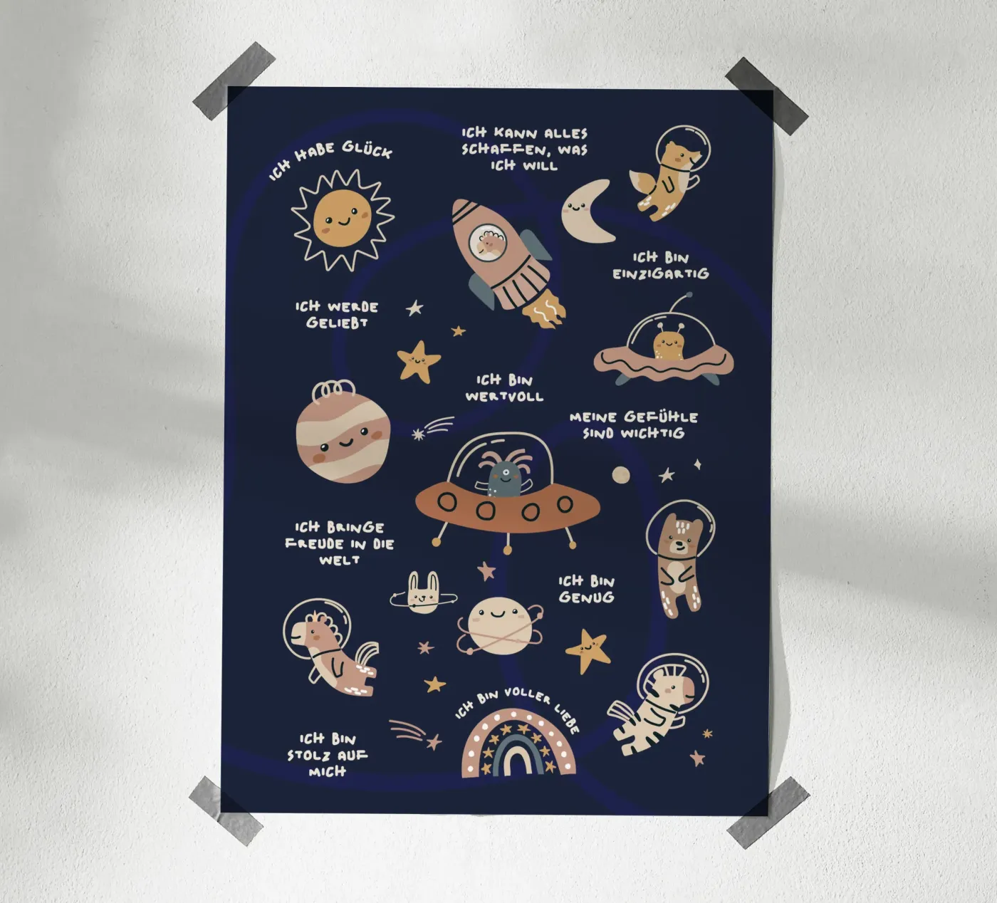 Affirmation · Space poster van we line studio - art