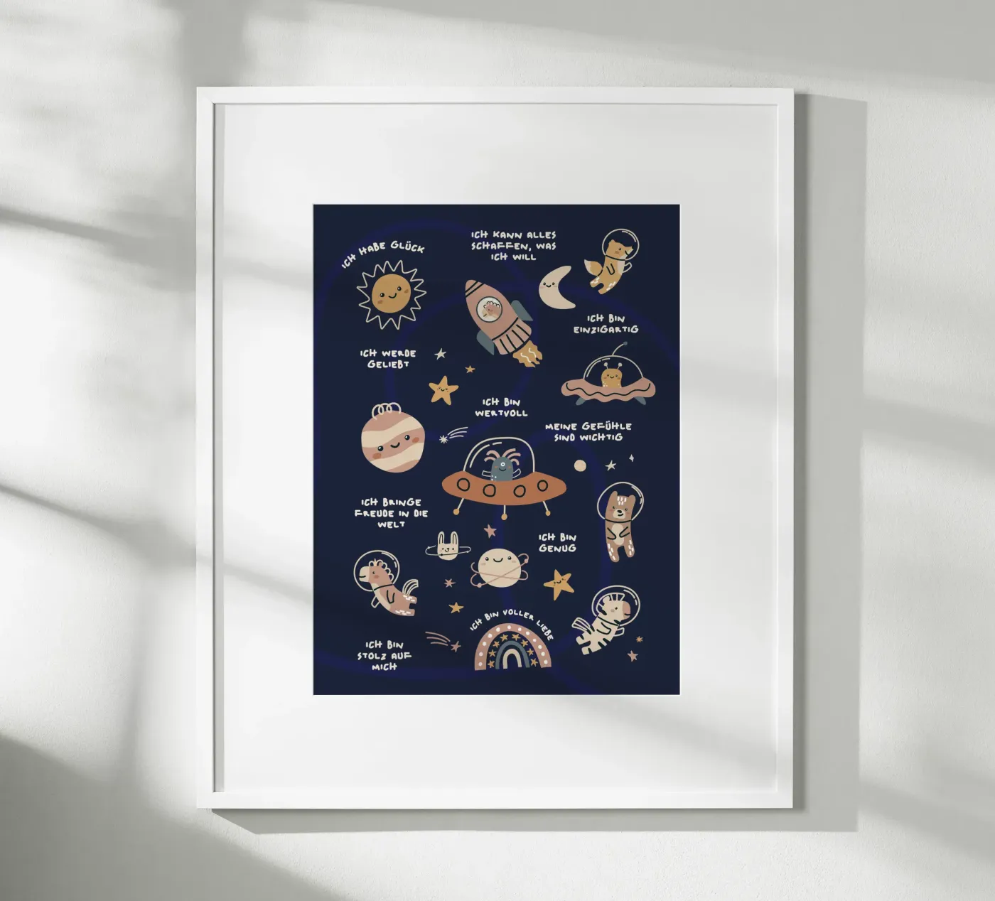 Affirmation · Space poster van we line studio - art