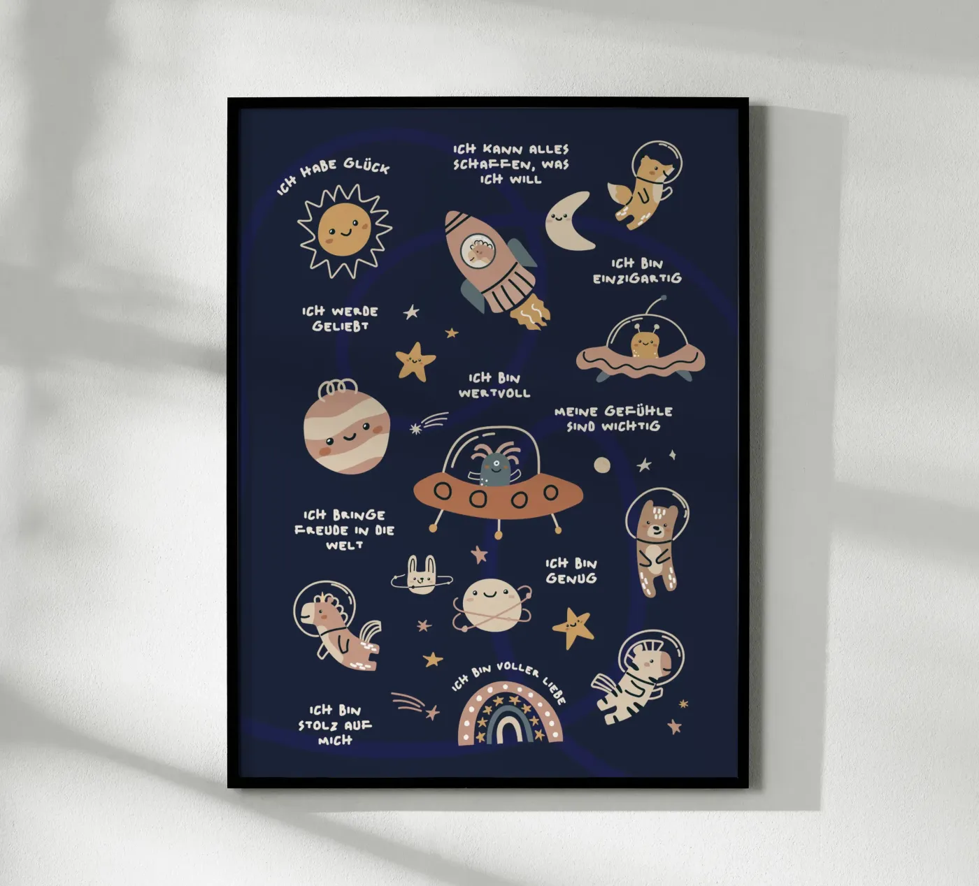 Affirmation · Space poster van we line studio - art