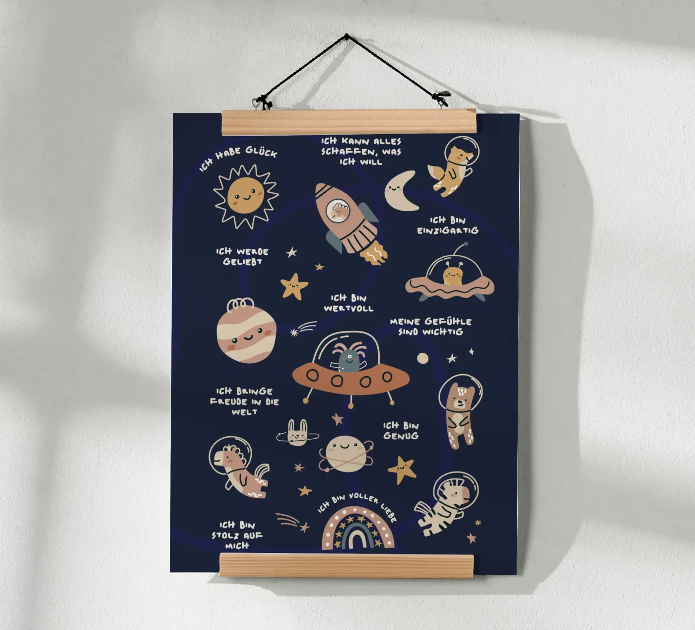 Affirmation · Space poster van we line studio - art