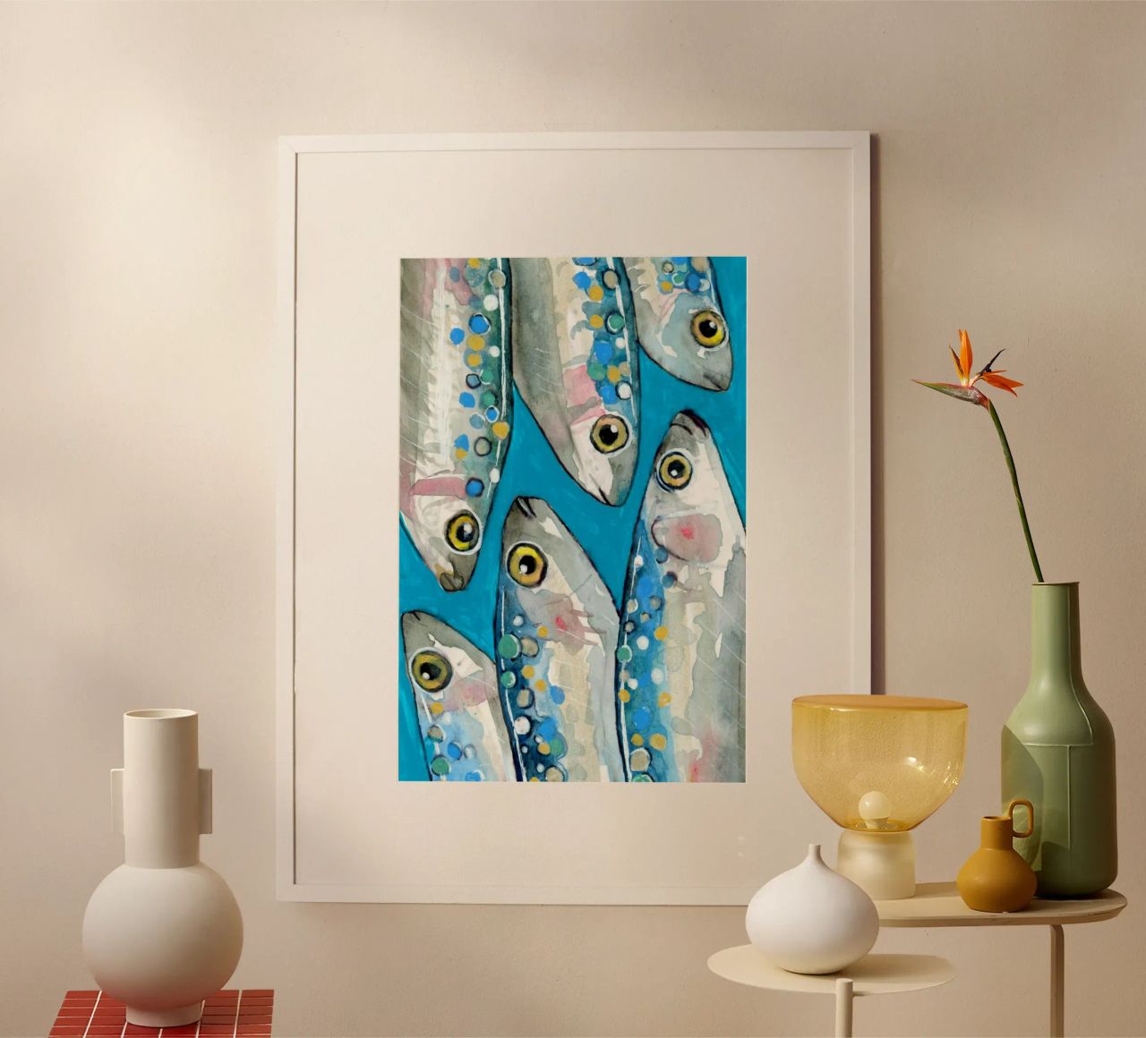 Fische Poster von Petra Lizde