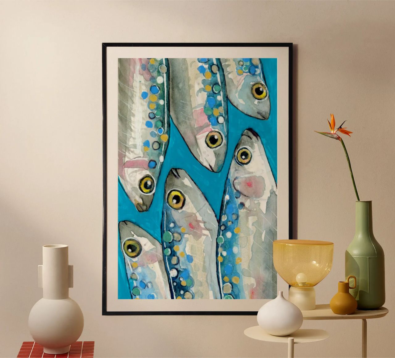 Fische Poster von Petra Lizde