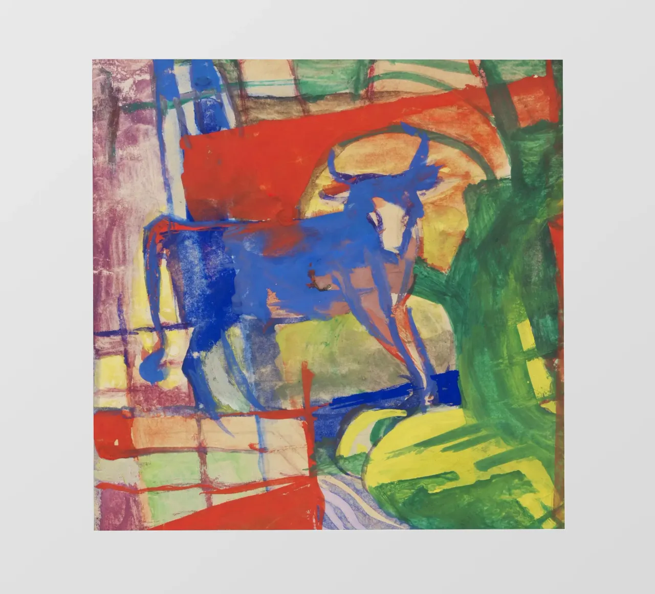 Franz Marc - Vacca blu pellicola backlit da ARTOTHEK