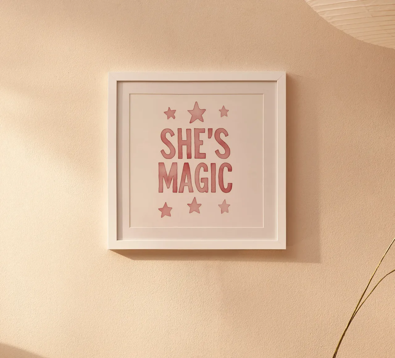 She`s Magic poster con telaio in legno da treechild