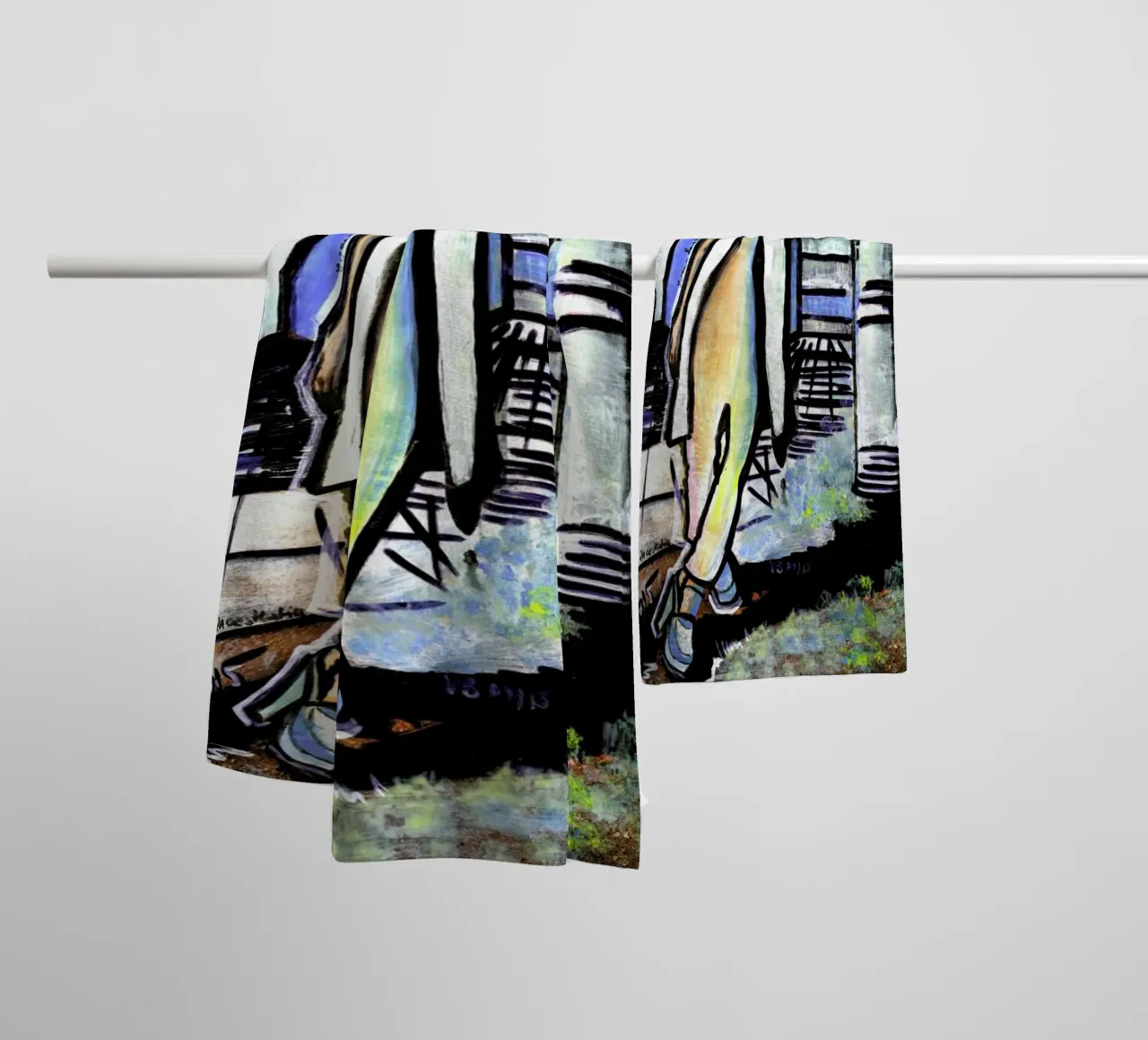 In Time To Come asciugamano da bagno da Verena Bonath | 21st aesthetics