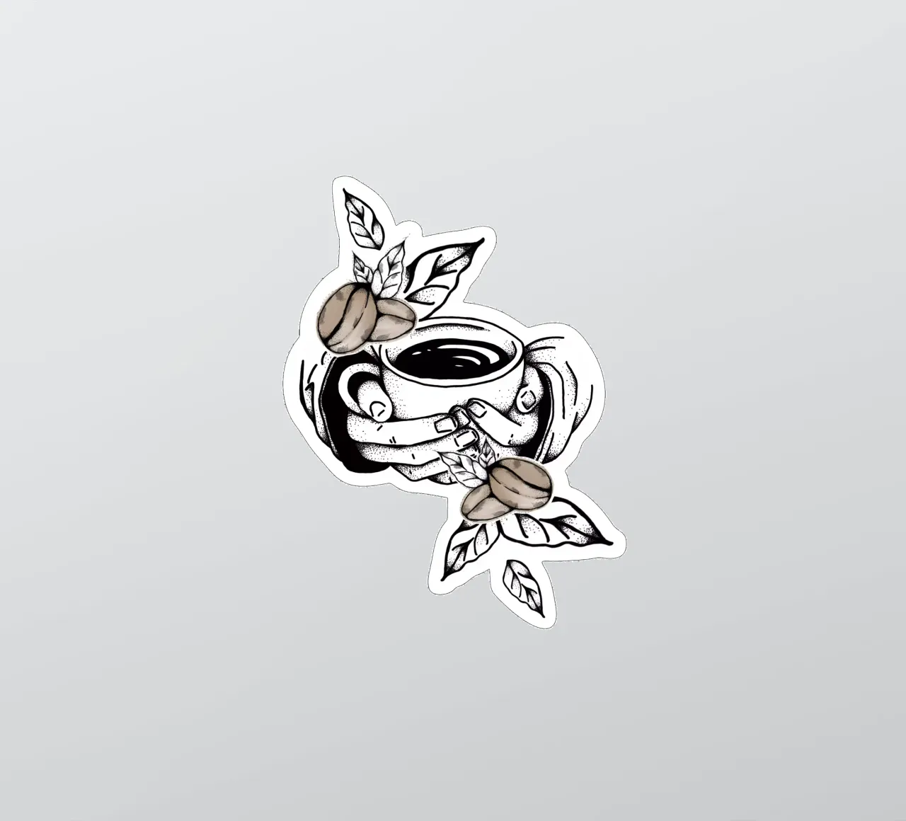 CoffeeMug | Lineart Sticker von venten