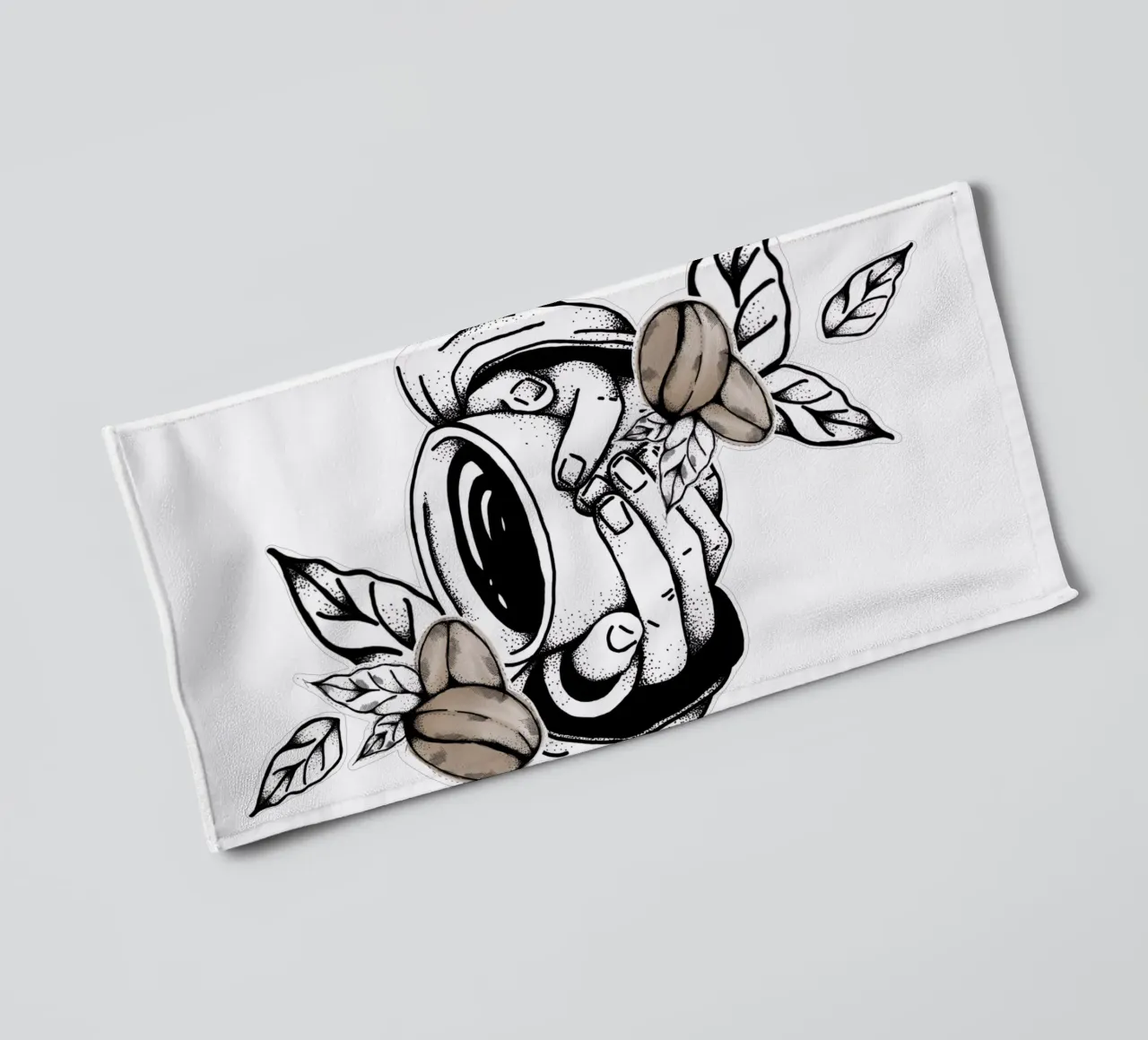 CoffeeMug | Lineart asciugamano da bagno da venten