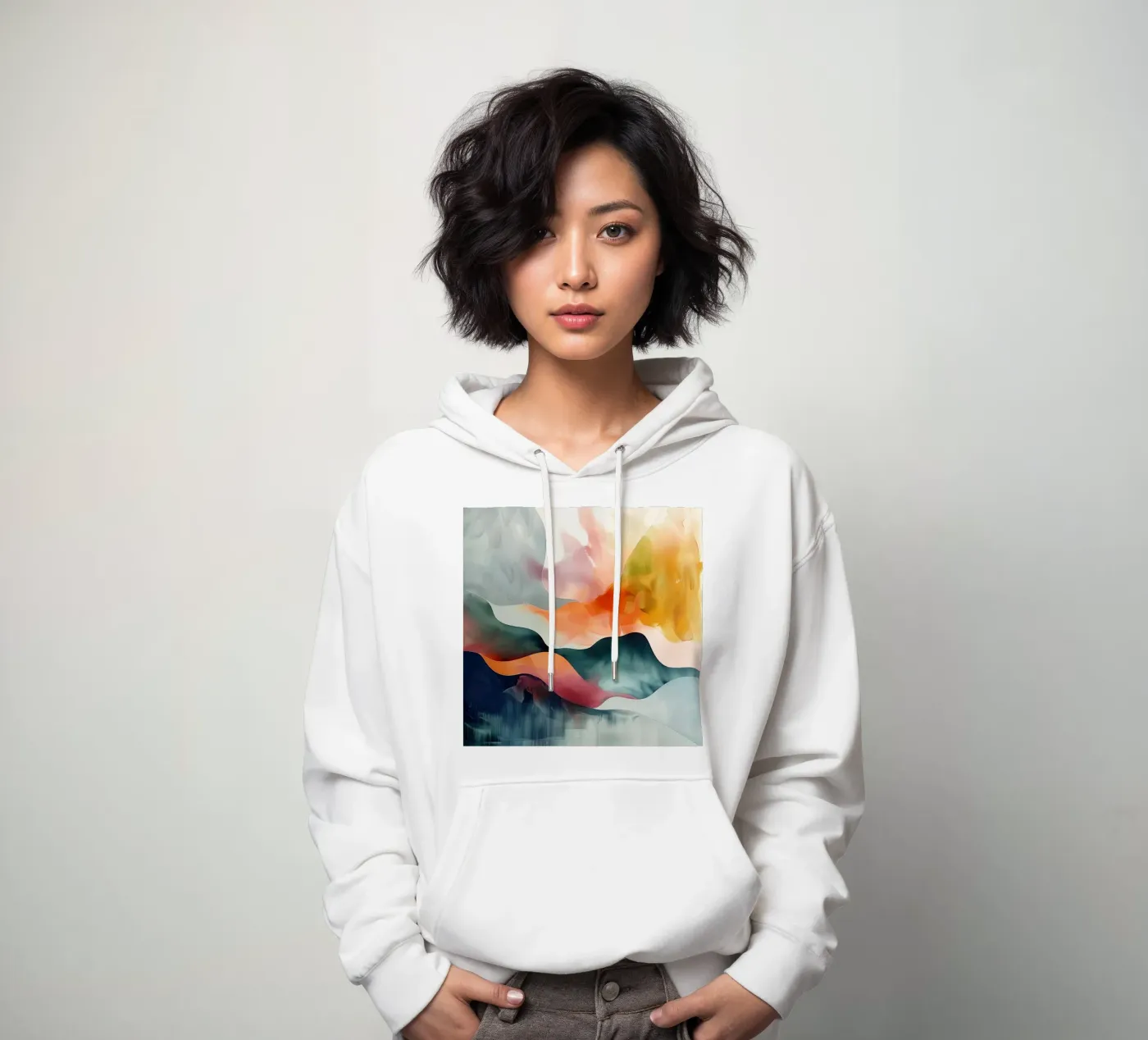 Flow Study hoodie by Hazia