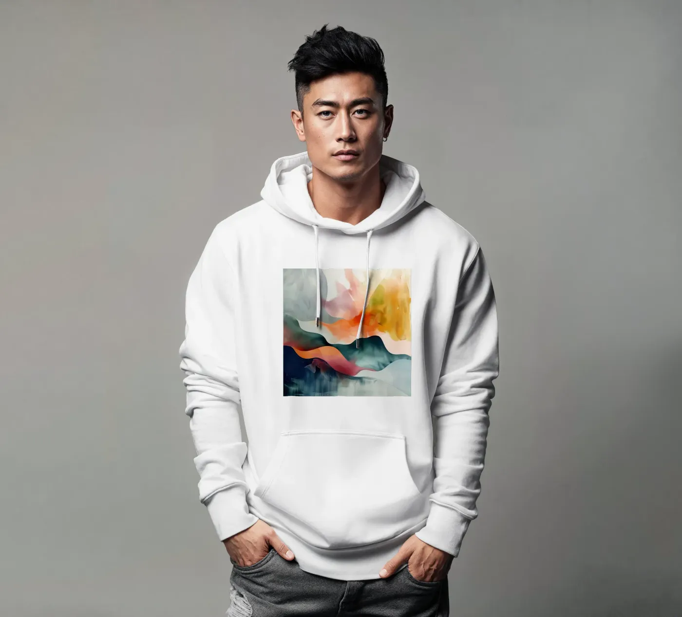 Flow Study hoodie by Hazia