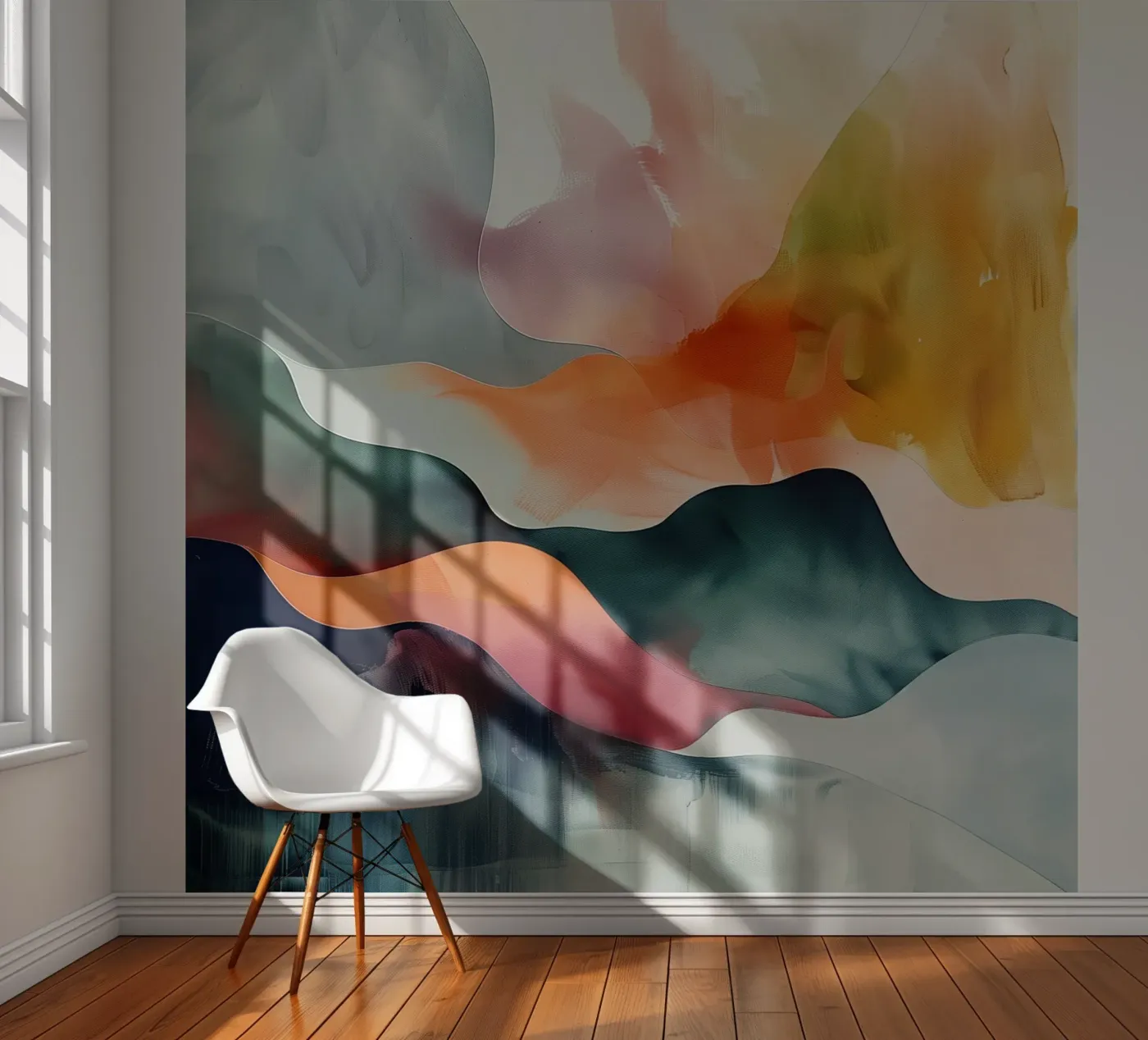 Flow Study fotobehang van Hazia