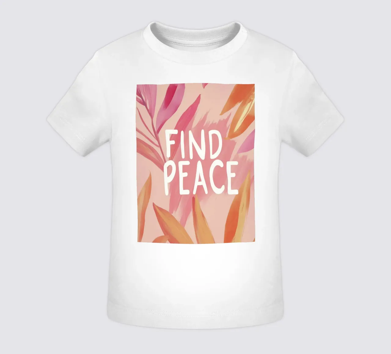 Find Peace maglietta neonato da treechild