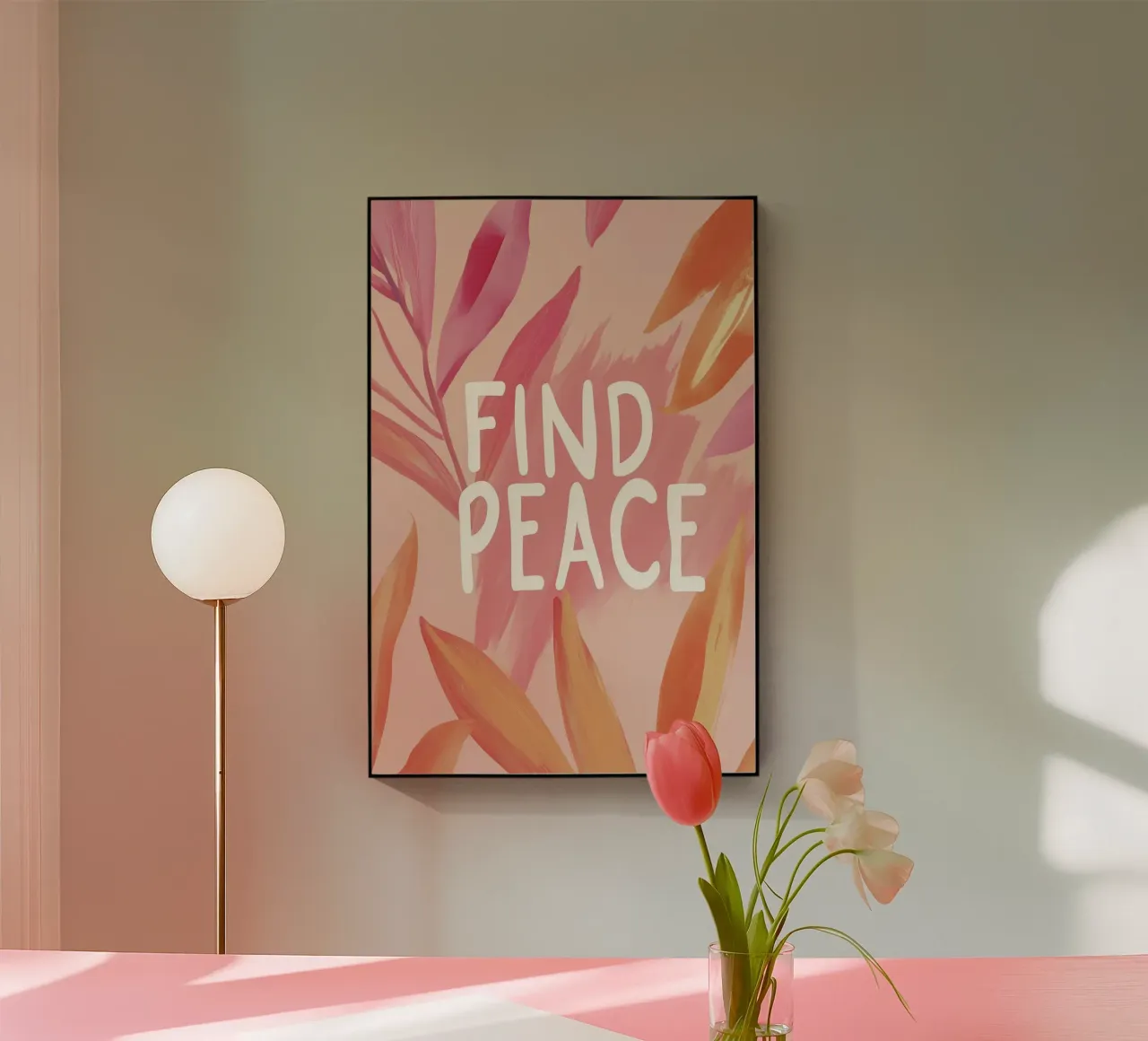 Find Peace plexiglass da treechild
