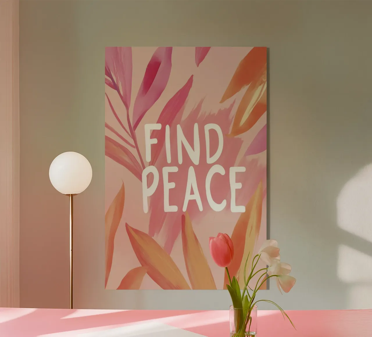 Find Peace plexiglass da treechild