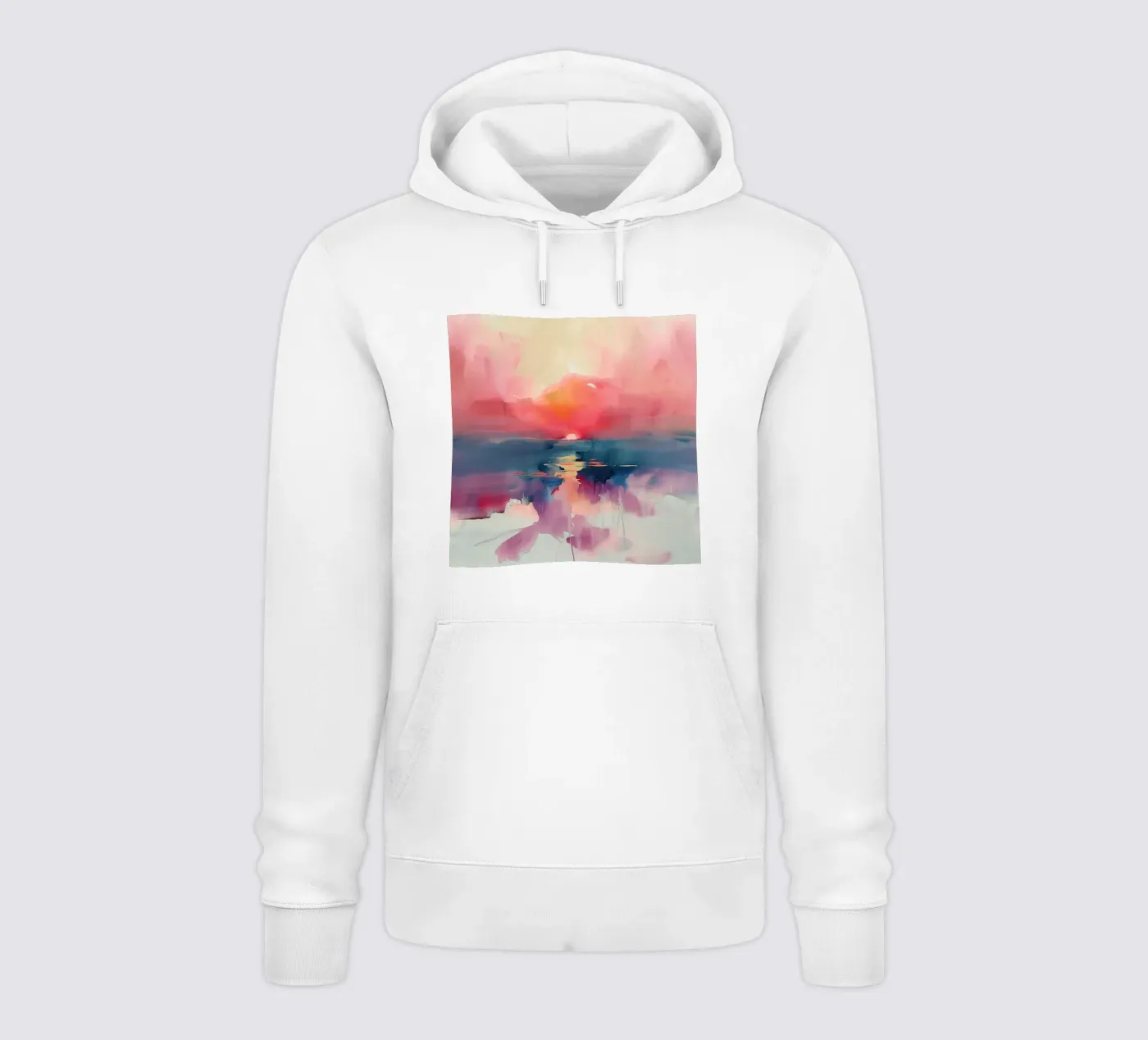 Sunset Reflection hoodie by Hazia