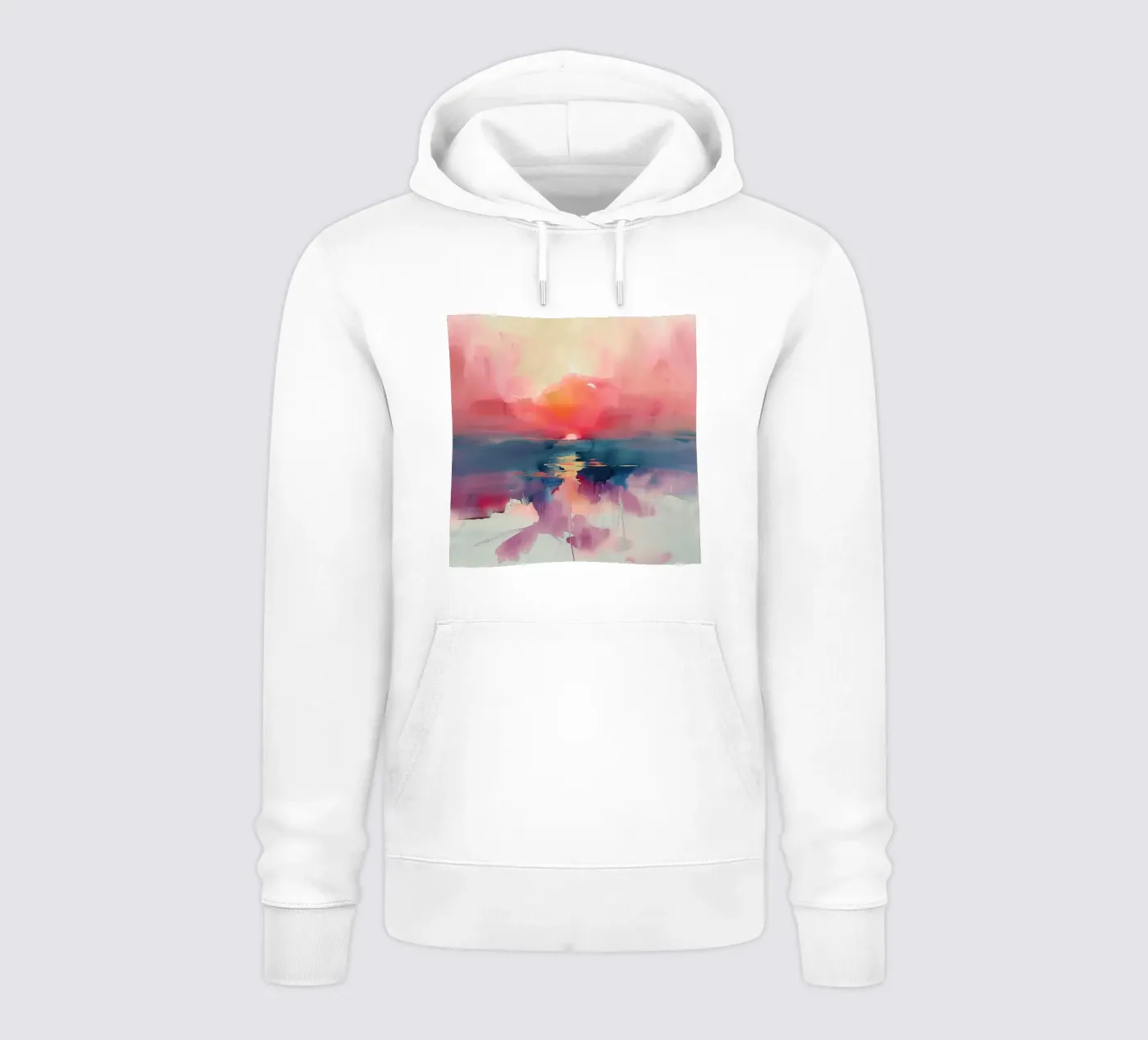Sunset Reflection hoodie by Hazia