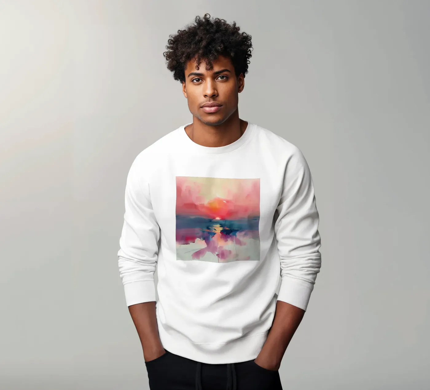 Sunset Reflection sweatshirt by Hazia