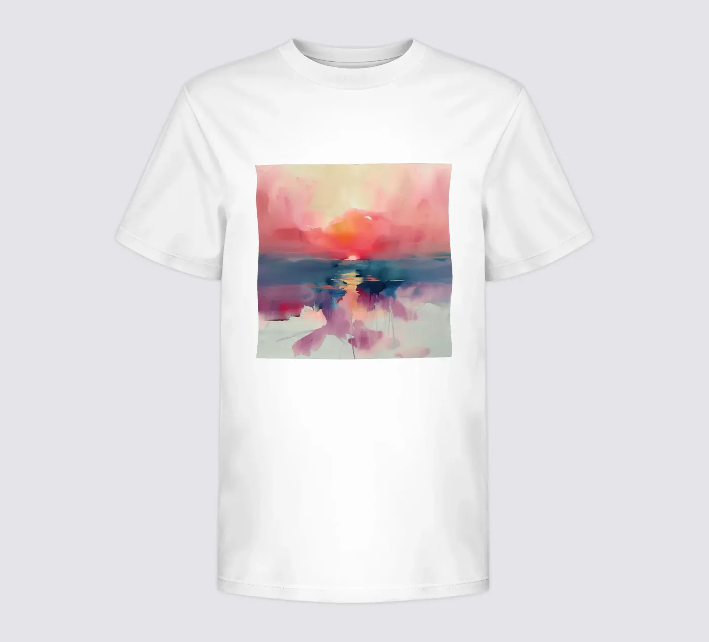 Sunset Reflection kids t-shirt by Hazia
