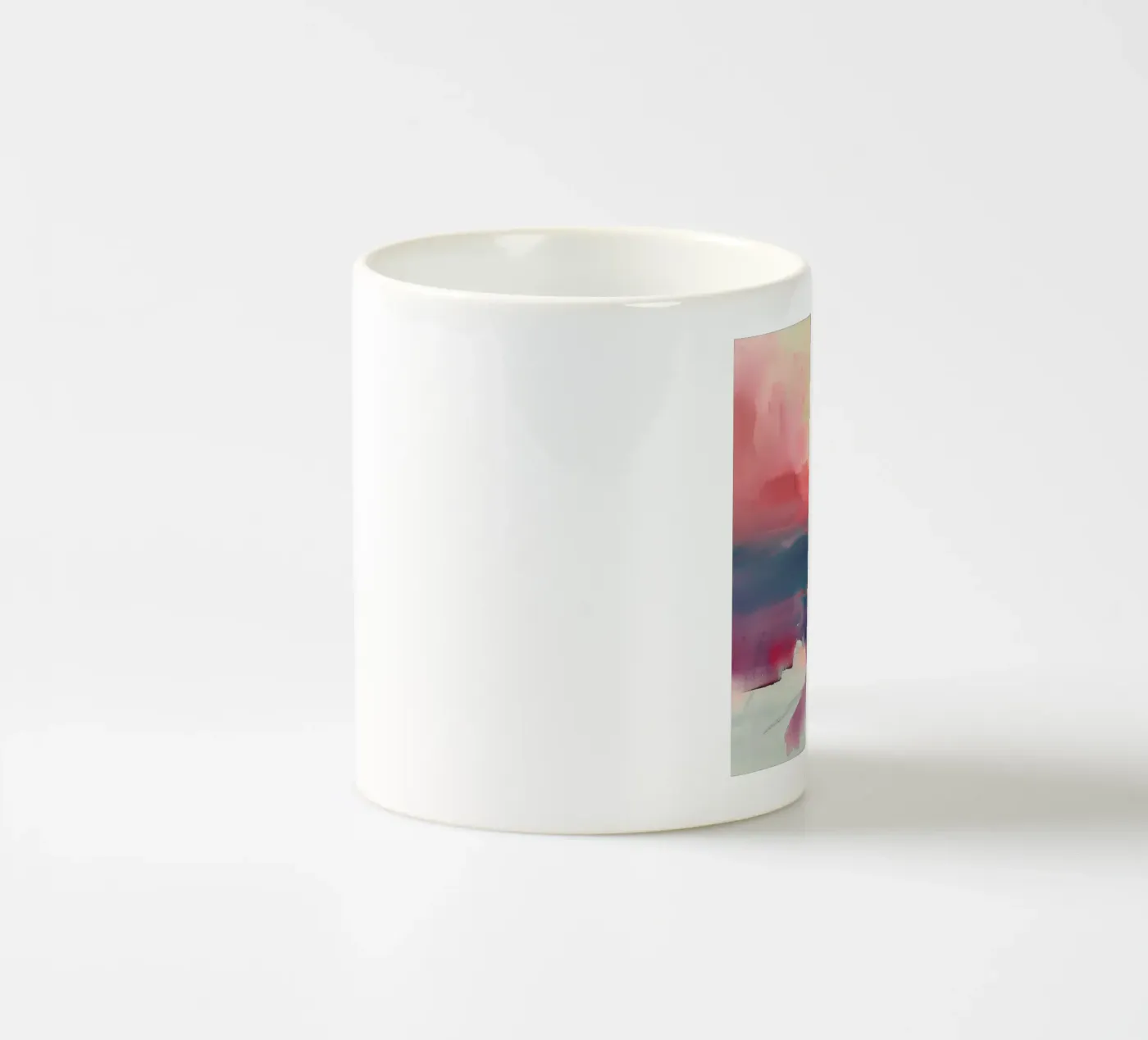 Sunset Reflection ceramic mug by Hazia