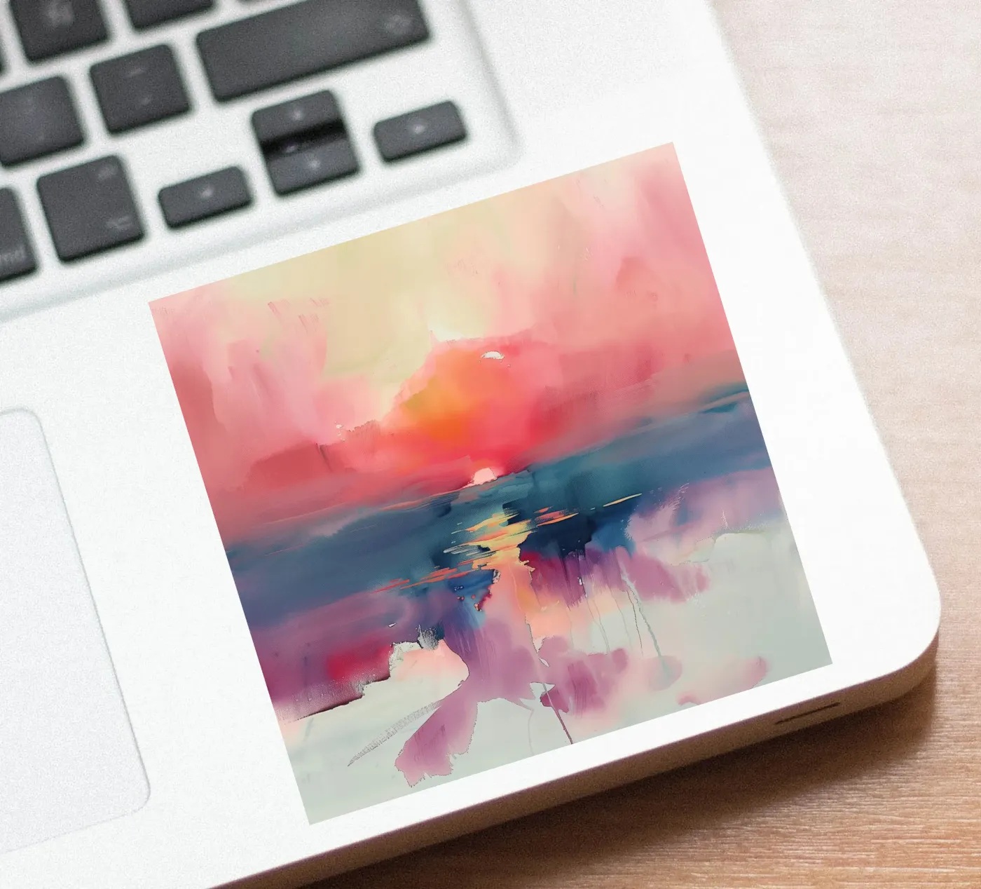 Sunset Reflection sticker van Hazia