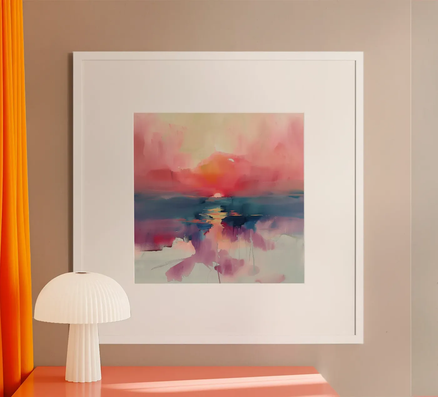 Sunset Reflection poster da Hazia