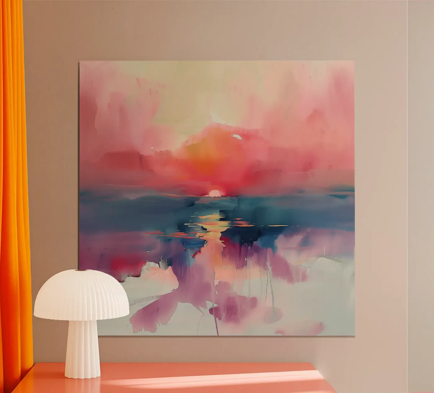 Sunset Reflection poster da Hazia