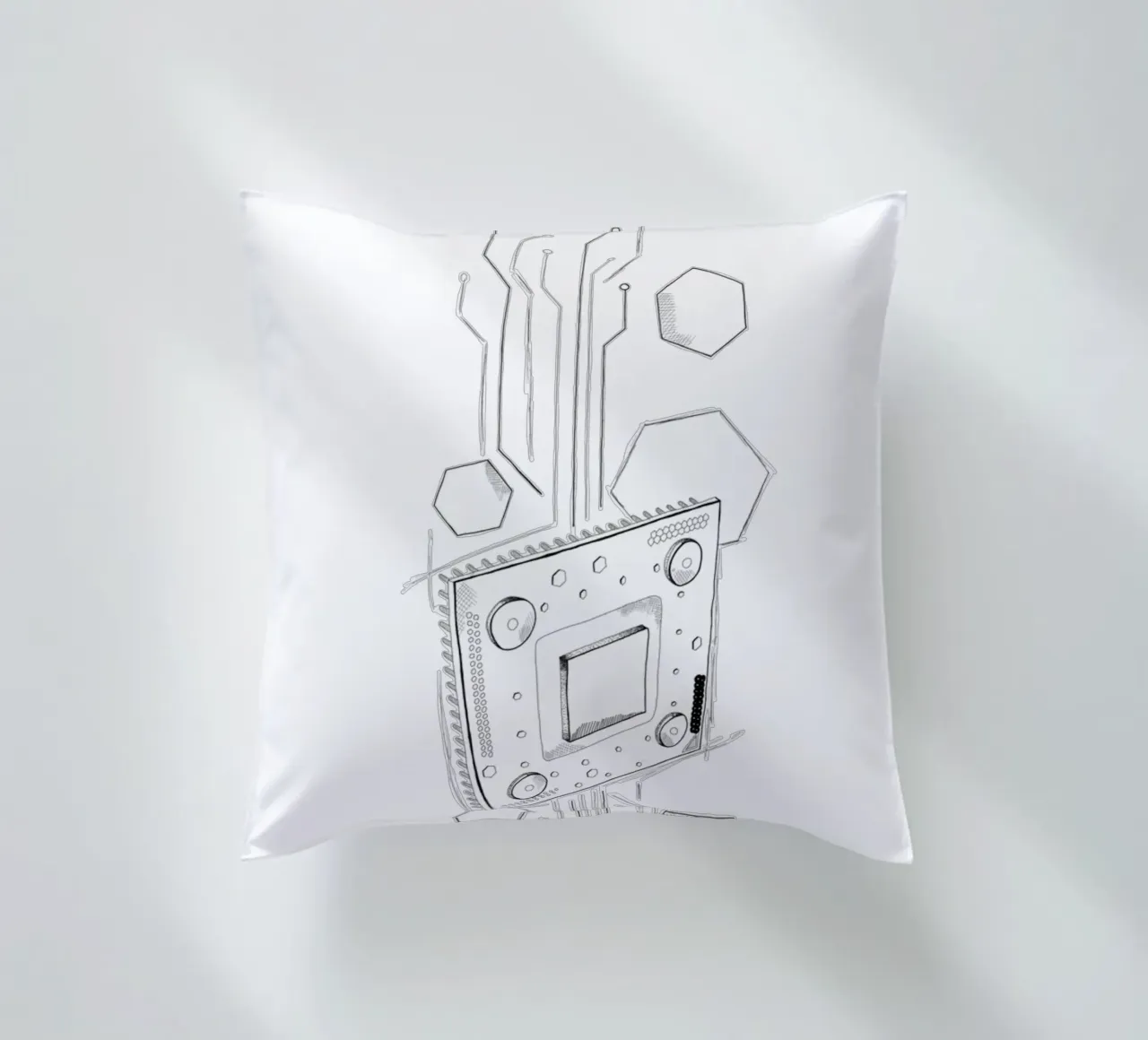 CPU | Lineart cojín de venten