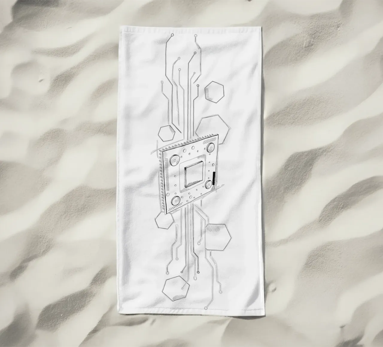 CPU | Lineart toalla de playa de venten