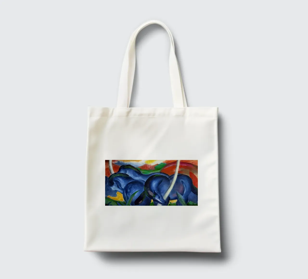 Franz Marc - The Large Blue Horses tote bag by ARTOTHEK