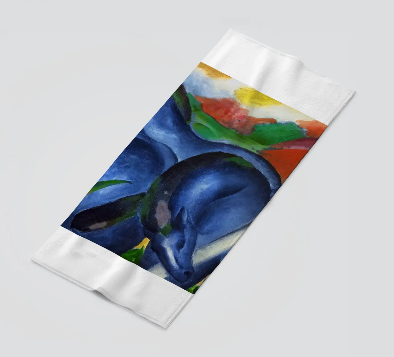 Franz Marc - I grandi cavalli blu telo mare da ARTOTHEK