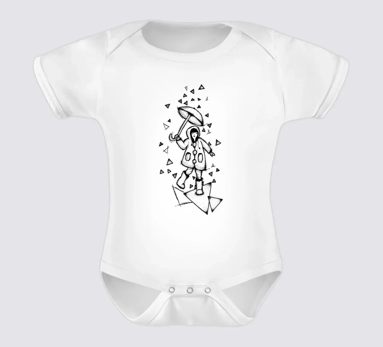 Dancing in the Rain | Lineart body neonato maniche corte da venten