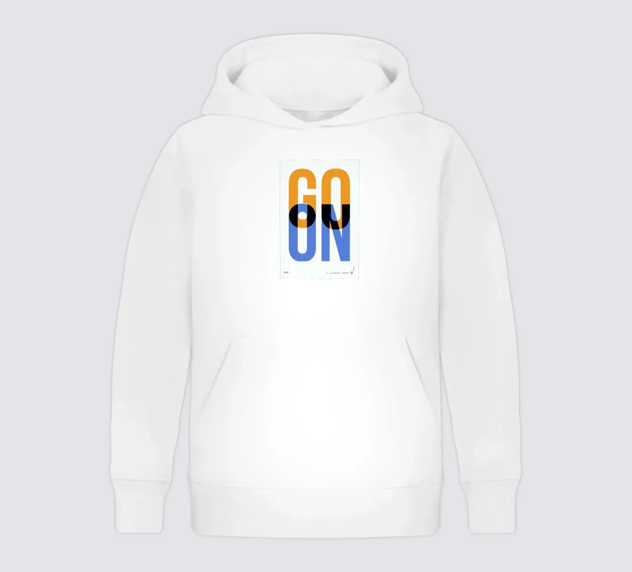 Go On Poster 1 felpa bambino con cappuccio da Naxart